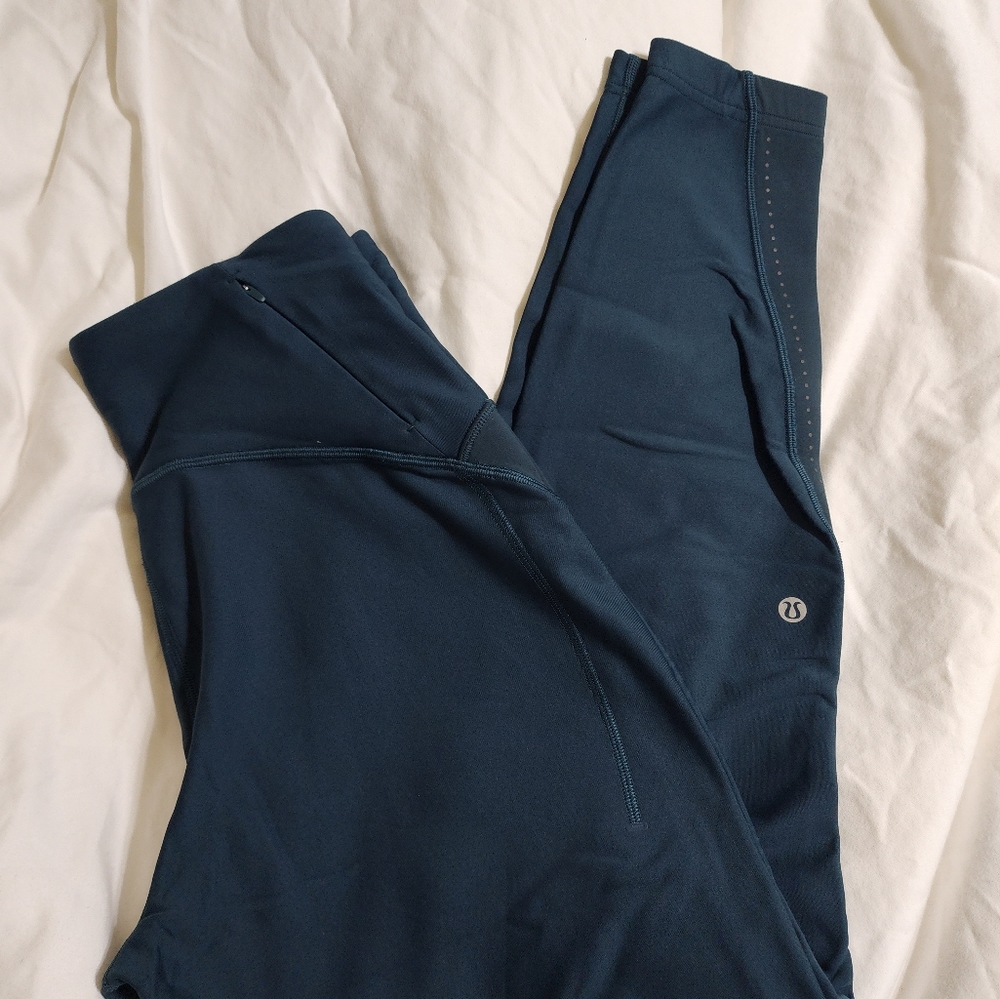 Lululemon teal leggings- 8